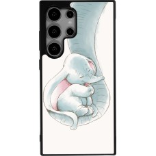 Samsung Galaxy S24 Ultra Case Hülle - Silikon schwarz Mom 1903