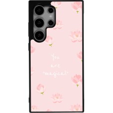 Samsung Galaxy S24 Ultra Case Hülle - Silikon schwarz Mom 2023 your are magical