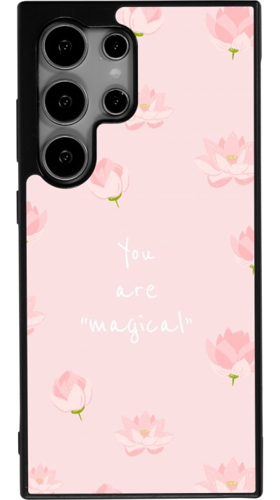 Samsung Galaxy S24 Ultra Case Hülle - Silikon schwarz Mom 2023 your are magical