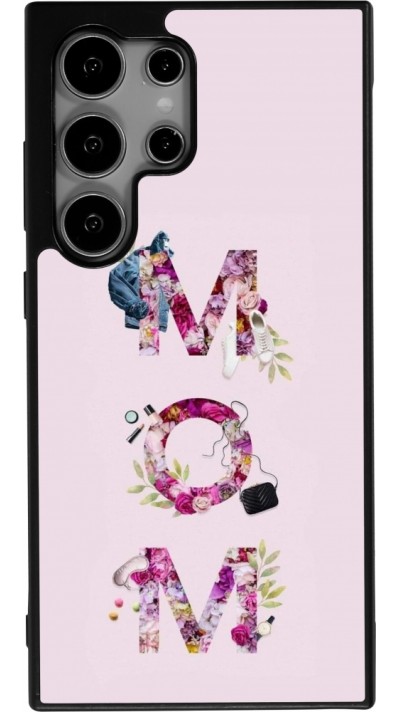 Samsung Galaxy S24 Ultra Case Hülle - Silikon schwarz Mom 2024 girly mom