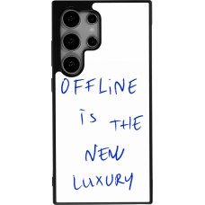 Samsung Galaxy S24 Ultra Case Hülle - Silikon schwarz Offline is the new luxury