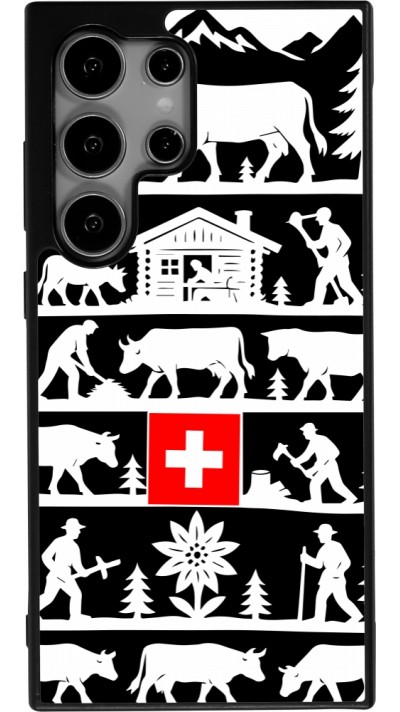 Samsung Galaxy S24 Ultra Case Hülle - Silikon schwarz Poya Schweiz 1 schwarz