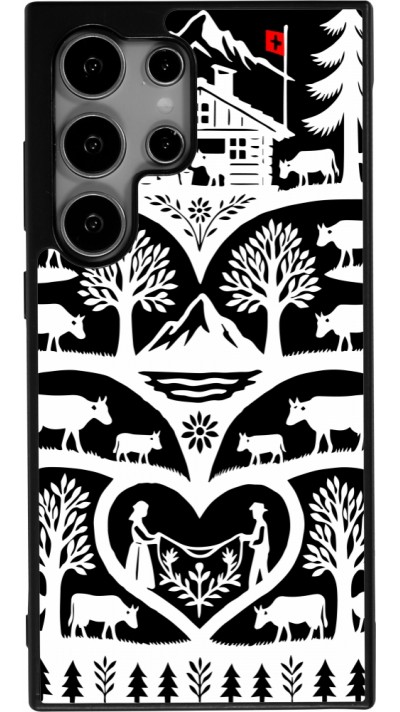 Samsung Galaxy S24 Ultra Case Hülle - Silikon schwarz Poya Schweiz 2 schwarz