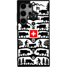 Samsung Galaxy S24 Ultra Case Hülle - Silikon schwarz Poya Schweiz 3