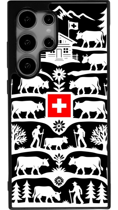 Samsung Galaxy S24 Ultra Case Hülle - Silikon schwarz Poya Schweiz 3 schwarz
