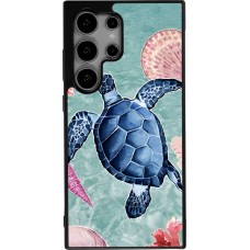 Samsung Galaxy S24 Ultra Case Hülle - Silikon schwarz Preppy Turtle