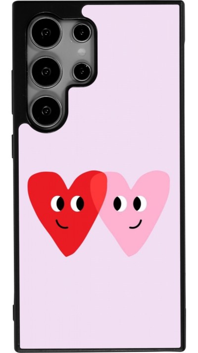 Coque Samsung Galaxy S24 Ultra - Silicone rigide noir Saint Valentines Day 26 Heart