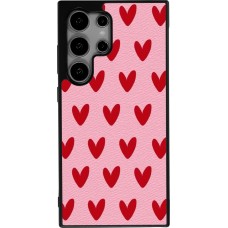 Samsung Galaxy S24 Ultra Case Hülle - Silikon schwarz Saint Valentines Day 26 Pattern heart