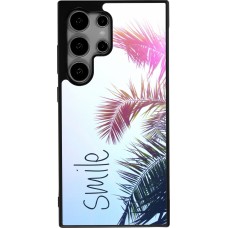 Samsung Galaxy S24 Ultra Case Hülle - Silikon schwarz Smile 05