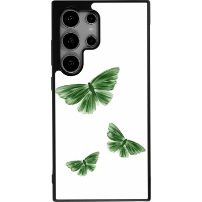 Samsung Galaxy S24 Ultra Case Hülle - Silikon schwarz Butterflies Spring 2026