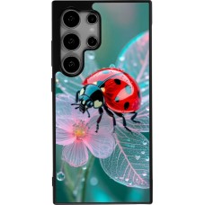 Samsung Galaxy S24 Ultra Case Hülle - Silikon schwarz Ladybird in bloom 2026