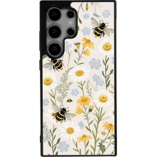 Samsung Galaxy S24 Ultra Case Hülle - Silikon schwarz Pattern bees 2026