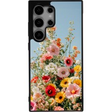 Samsung Galaxy S24 Ultra Case Hülle - Silikon schwarz Spring flowers 2026