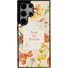 Samsung Galaxy S24 Ultra Case Hülle - Silikon schwarz Trust the process 2026