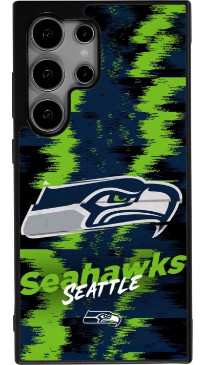 Samsung Galaxy S24 Ultra Case Hülle - Silikon schwarz Super Bowl 26 Seattle 2