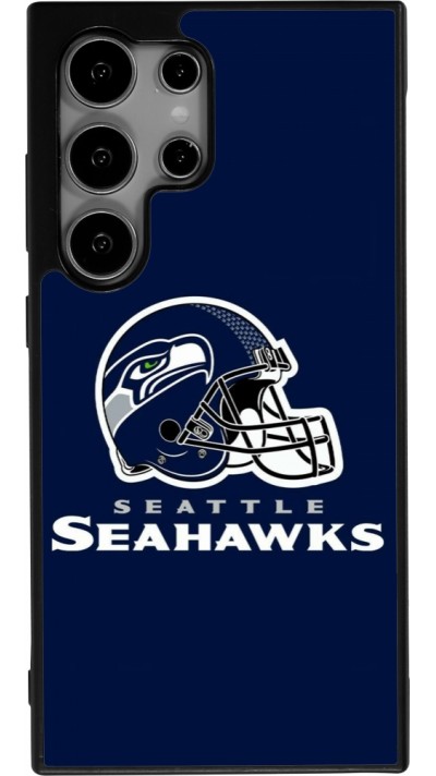 Samsung Galaxy S24 Ultra Case Hülle - Silikon schwarz Super Bowl 26 Seattle 3