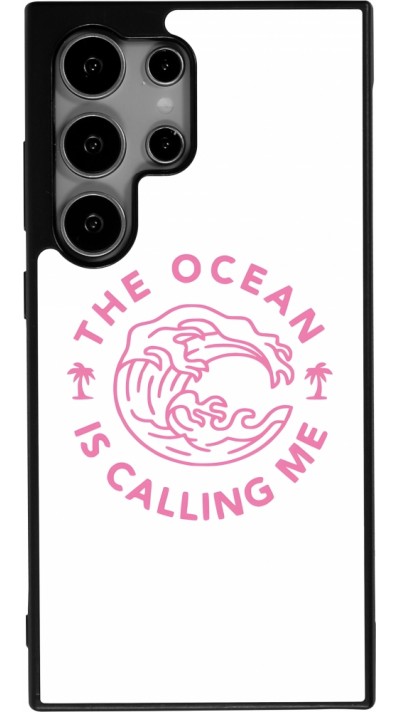 Samsung Galaxy S24 Ultra Case Hülle - Silikon schwarz The Ocean is calling me