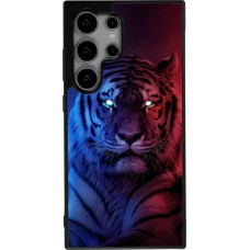 Samsung Galaxy S24 Ultra Case Hülle - Silikon schwarz Tiger Blue Red