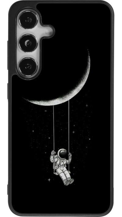 Samsung Galaxy S25 Case Hülle - Silikon schwarz Astro balançoire