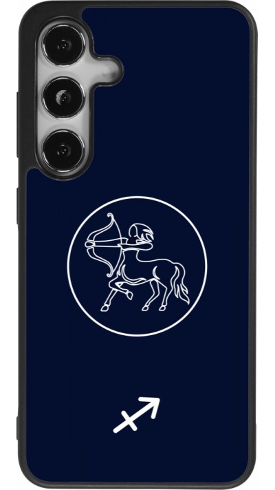 Samsung Galaxy S25 Case Hülle - Silikon schwarz Astrologie Schütze