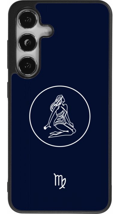 Samsung Galaxy S25 Case Hülle - Silikon schwarz Astrologie Jungfrau