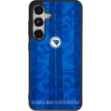 Samsung Galaxy S25 Case Hülle - Silikon schwarz Bosnien und Herzegowina 2026 personalisierbares Fussballtrikot