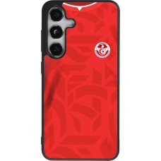 Samsung Galaxy S25 Case Hülle - Silikon schwarz Tunesien 2022 personalisierbares Fussballtrikot