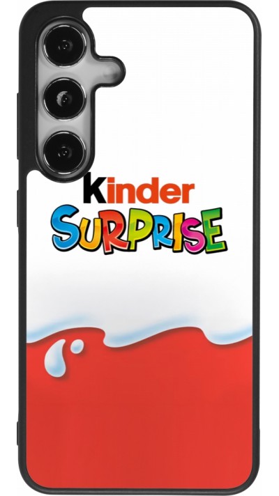 Coque Samsung Galaxy S25 - Silicone rigide noir Kinder Surprise Coque Samsung Galaxy S25 - Silicone rigide noir Kinder Surprise