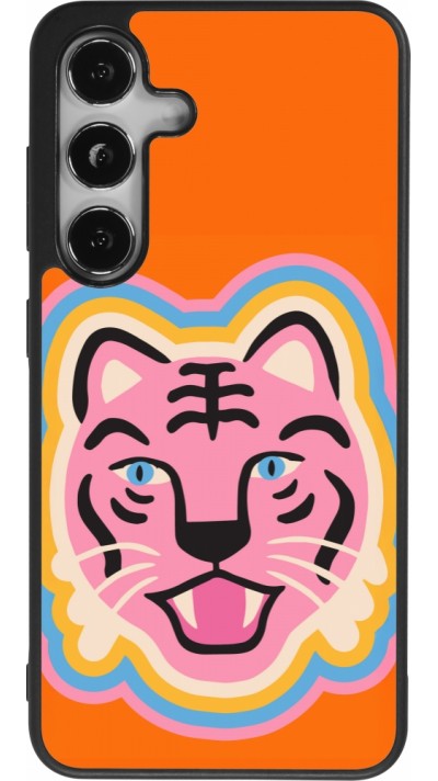 Samsung Galaxy S25 Case Hülle - Silikon schwarz Lion colors 2026