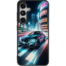 Samsung Galaxy S25 Case Hülle - Silikon schwarz BMW M4 Tokio Nacht