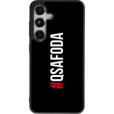 Samsung Galaxy S25 Case Hülle - Silikon schwarz Qsafoda 1