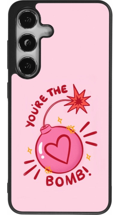 Samsung Galaxy S25 Case Hülle - Silikon schwarz Saint Valentines Day 26 You are the bomb