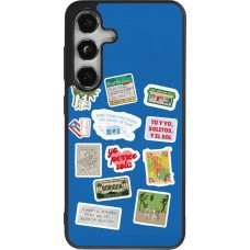 Samsung Galaxy S25 Case Hülle - Silikon schwarz Seals of the Dominican Republic DTMF