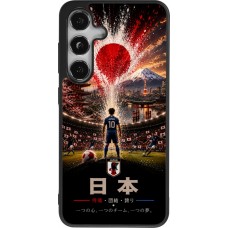 Samsung Galaxy S25 Case Hülle - Silikon schwarz Fussball Japan splash 2026