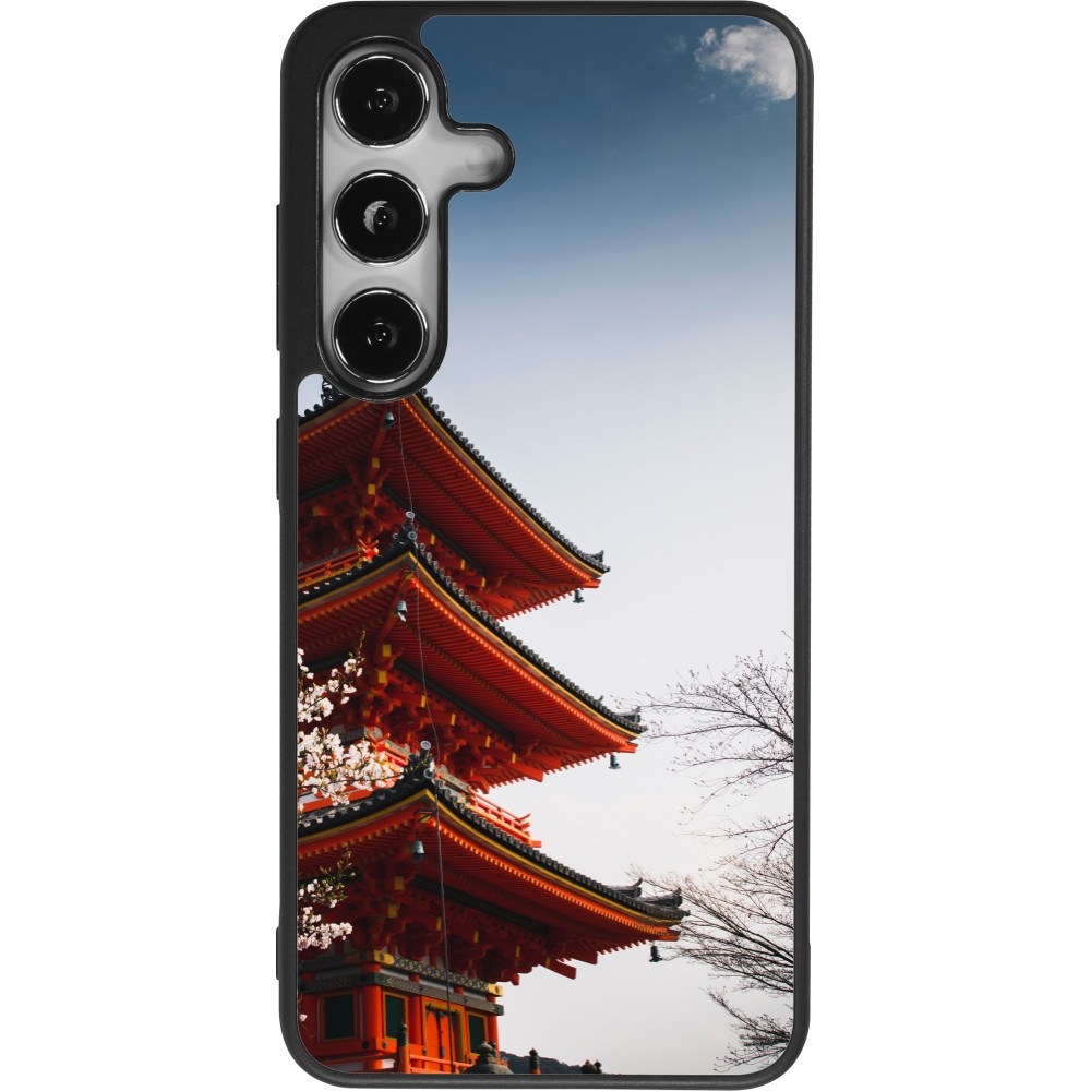Samsung Galaxy S25 Case Hülle - Silikon schwarz Spring 23 Japan