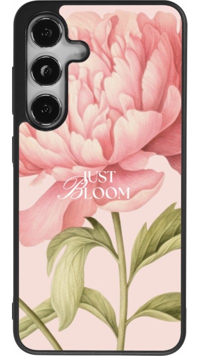 Samsung Galaxy S25 Case Hülle - Silikon schwarz Just Bloom 2026