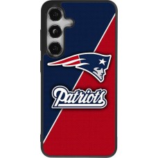 Samsung Galaxy S25 Case Hülle - Silikon schwarz Super Bowl 26 Patriots 1