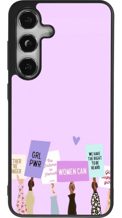Samsung Galaxy S25 Case Hülle - Silikon schwarz Womens day 2026 9