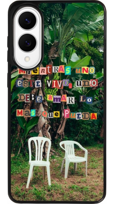 Coque Samsung Galaxy S25 Edge - Silicone rigide noir Chairs DTMF