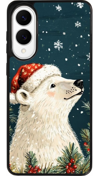 Samsung Galaxy S25 Edge Case Hülle - Silikon schwarz Christmas 25 Bear