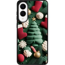 Samsung Galaxy S25 Edge Case Hülle - Silikon schwarz Christmas 25 Christmas textiles