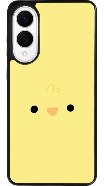 Samsung Galaxy S25 Edge Case Hülle - Silikon schwarz Easter 2026 Little chicken