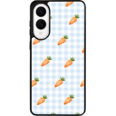 Samsung Galaxy S25 Edge Case Hülle - Silikon schwarz Easter 2026 Pattern carrots