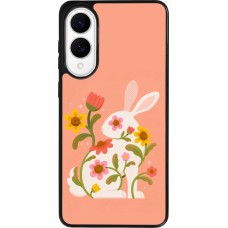 Samsung Galaxy S25 Edge Case Hülle - Silikon schwarz Easter 2026 Rabbit collage