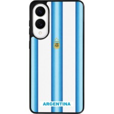Samsung Galaxy S25 Edge Case Hülle - Silikon schwarz Argentinien 2026 personalisierbares Fussballtrikot