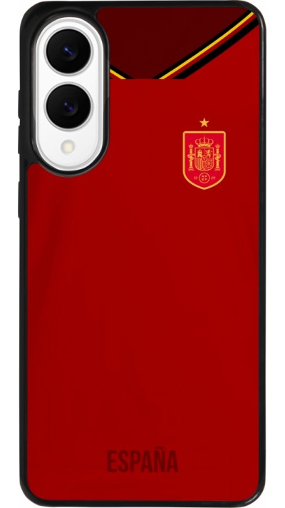Samsung Galaxy S25 Edge Case Hülle - Silikon schwarz Spanien 2022 personalisierbares Fußballtrikot