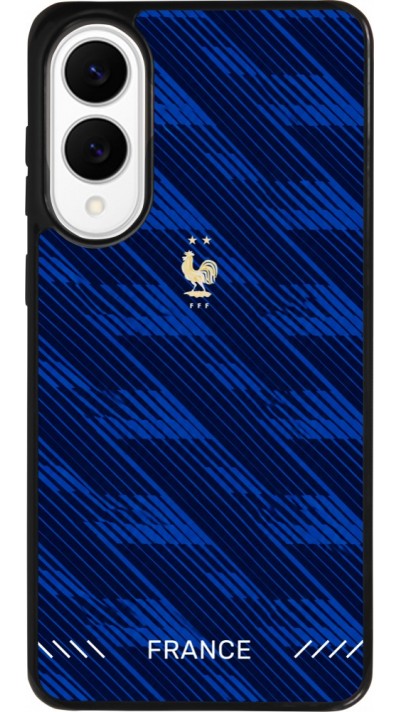 Samsung Galaxy S25 Edge Case Hülle - Silikon schwarz Frankreich 2026 personalisierbares Fussballtrikot