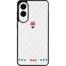 Samsung Galaxy S25 Edge Case Hülle - Silikon schwarz Irak 2026 personalisierbares Fussballtrikot