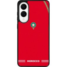 Samsung Galaxy S25 Edge Case Hülle - Silikon schwarz Marokko 2026 personalisierbares Fussballtrikot