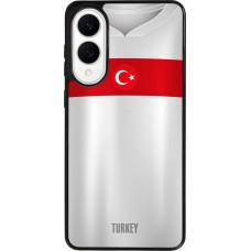 Samsung Galaxy S25 Edge Case Hülle - Silikon schwarz Türkei personalisierbares Fussballtrikot